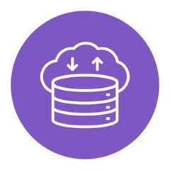 Data icon vector image. Can be used for Market Research.