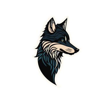 recommend clip art: wolf head vector