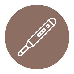 Thermometer icon vector image. Can be used for Medical Tests.