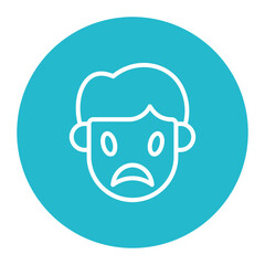 Sympathetic icon vector image. Can be used for Human Emotions.