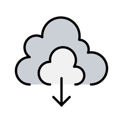 Cloud computing icon