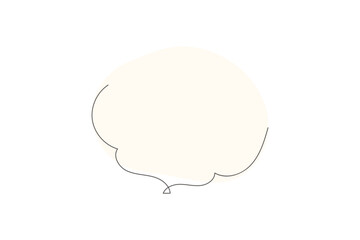 ふんわり手描きふきだし