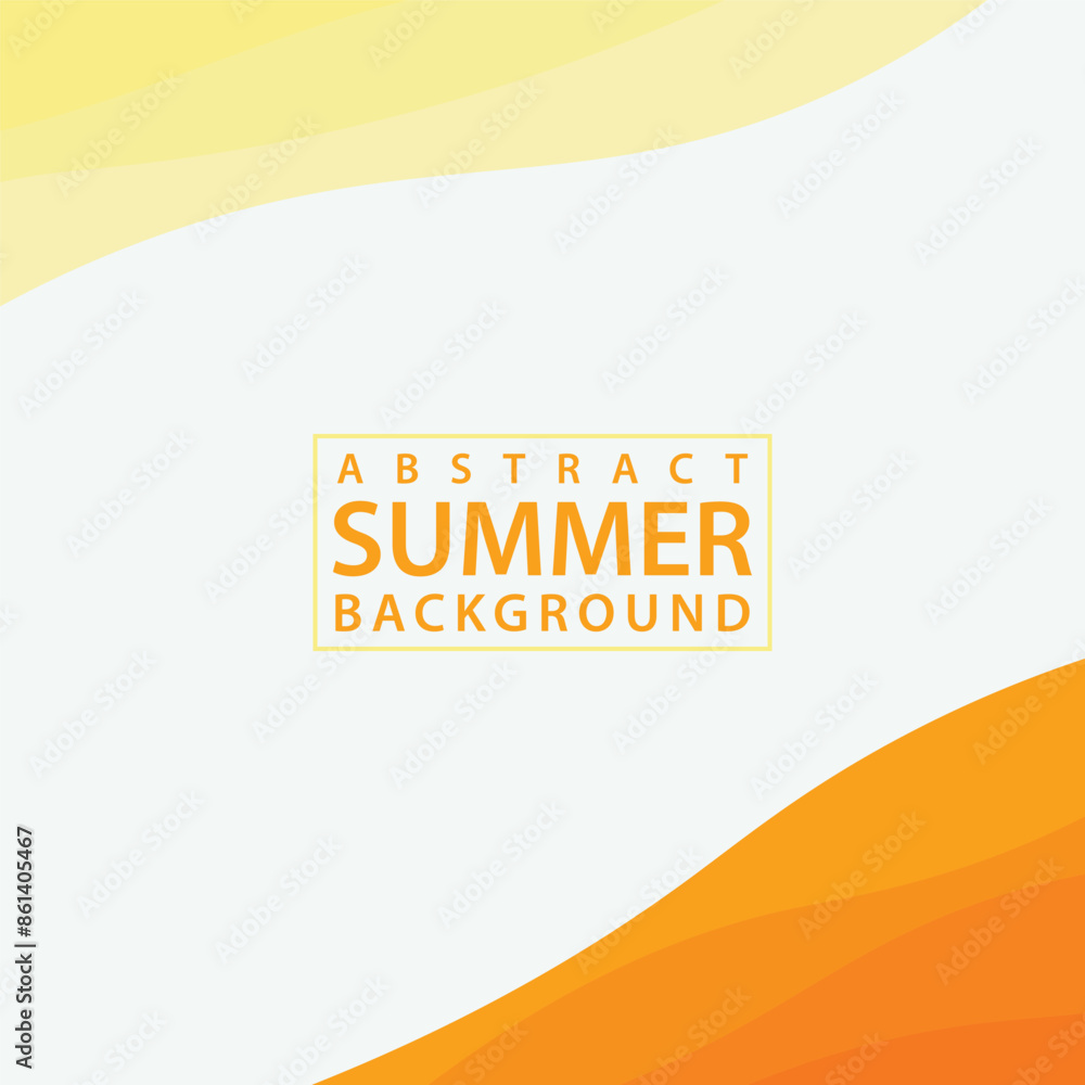 Poster abstract background design with summer color theme, with wavy patterns,abstract summer wave backgrou