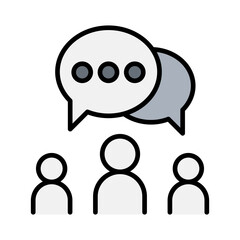 Talking icon