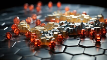 Obraz premium burning station