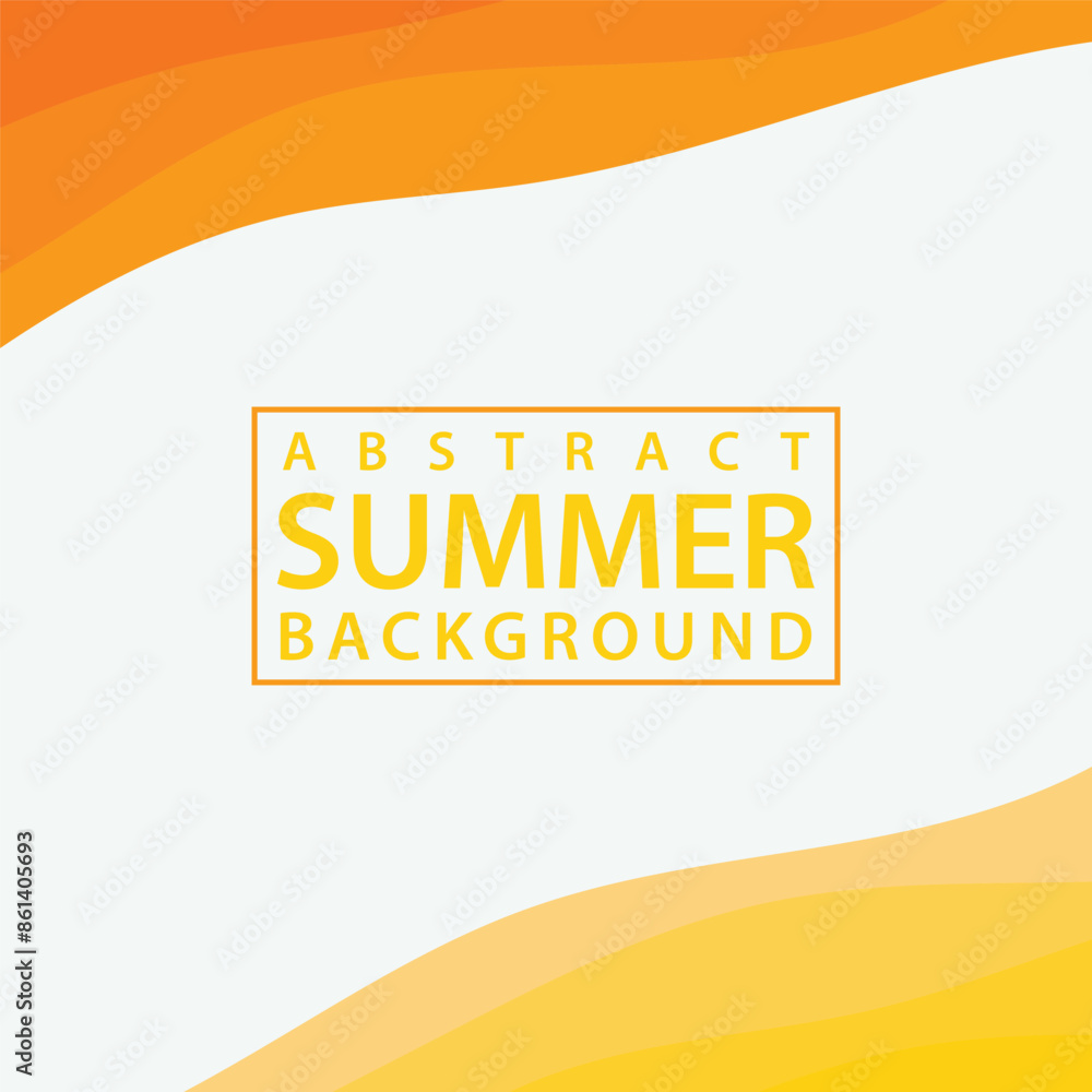 Poster abstract background design with summer color theme, with wavy patterns,abstract summer wave backgrou