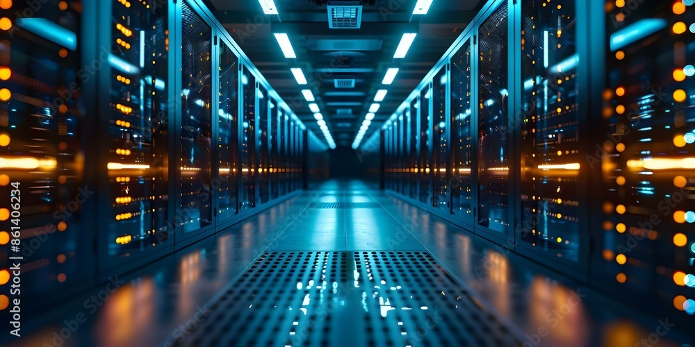 Aufkleber enhanced operational efficiency and performance through upgraded technology infrastructure. concept 