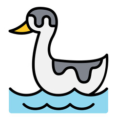 Water pollution icon