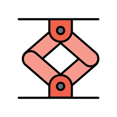 Lifting machine icon