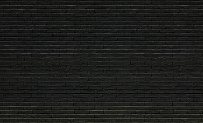 Black brick wall template