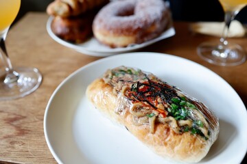 名古屋めしの一種。台湾まぜそばパン。