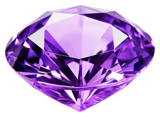 PNG Purple diamond gemstone amethyst jewelry.