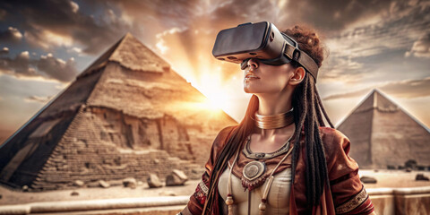 Virtual Reality Exploration of the Pyramids