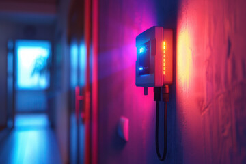 Smart Energy Meter Displaying Household Energy Usage for Improved Energy Efficiency, Real Time Monitoring, Smart Meter Readings and High Precision Measurement to Optimize Power Consumption
