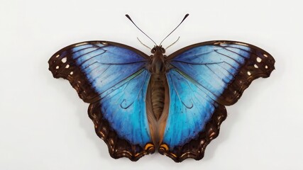 Fototapeta premium butterfly on a black