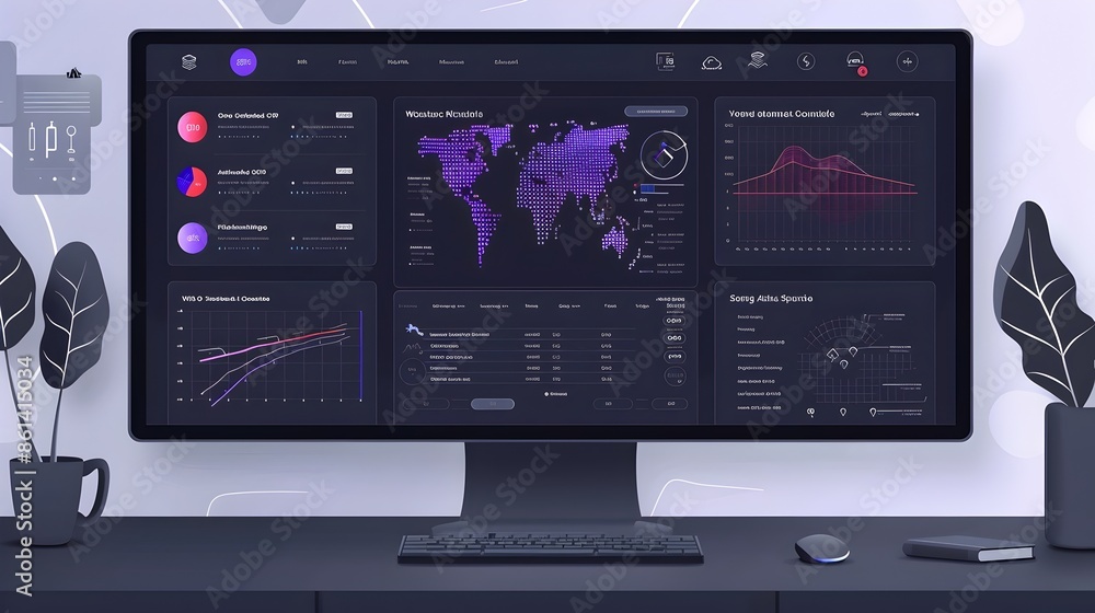 Poster Digital Dashboard Displaying Coroner's Investigation Results and Analytics