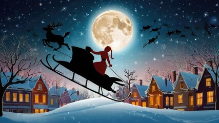 Naklejka premium landscape with house