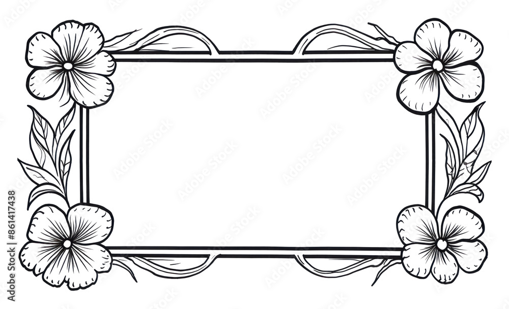 Poster png rectangle shape pattern drawing sketch.