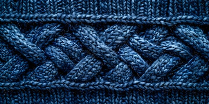 Closeup of detailed blue sweater with deni. Concept Blue Sweater, Denim Jeans, Fashion Photography