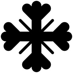 christmas, cold, ice, snow, snowflake, winter Icon