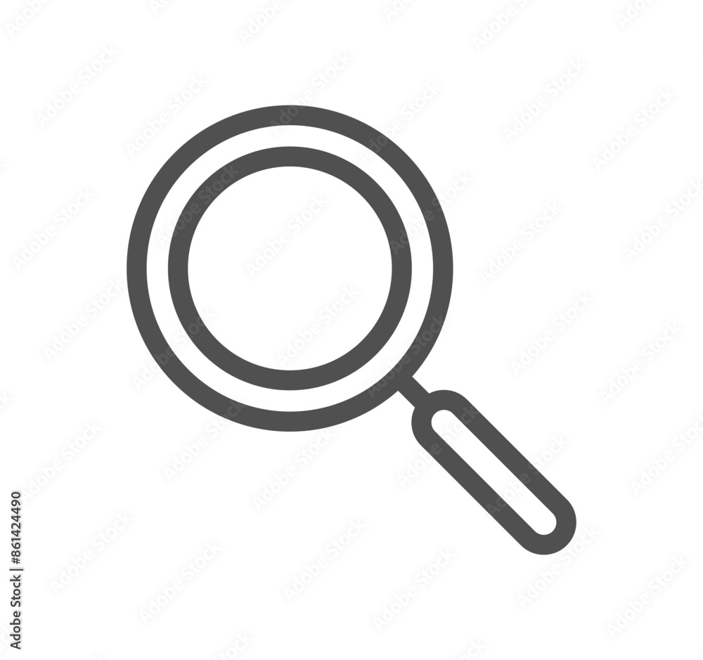 Poster search engine optimization related icon outline and linear vector.