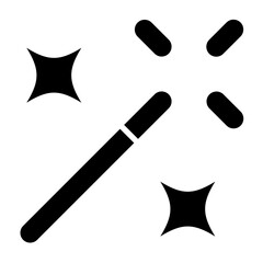 Wand glyph icon