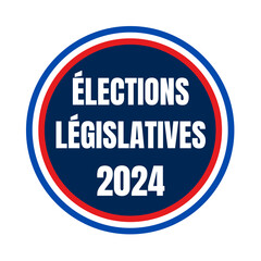 Symbole élections législatives 2024 en France