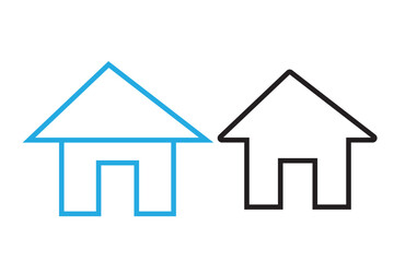 House icon set vector. Home sign and symbol