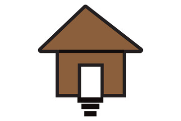 House icon set vector. Home sign and symbol