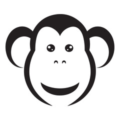 Monkey silhouettes Simple Illustration