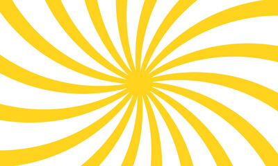 Yellow sunrise vector background. Sunrise pattern. Sunlight or sunshine. Vector 10 Eps.