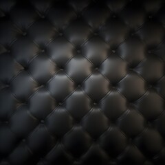 Dark velvet tufted upholstery black background
