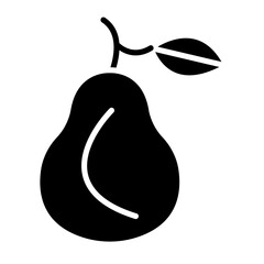 Pear glyph icon