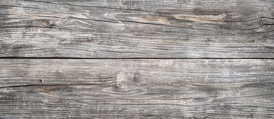 Fototapeta premium Close-up vintage grey wood texture with copy space image for interior or exterior design, perfect for kitchen materials.