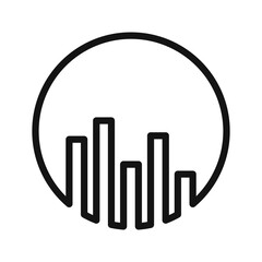 Business Stats Icon Ideal for Financial Reports