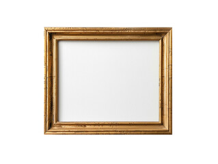 Picture frame, isolated, PNG.