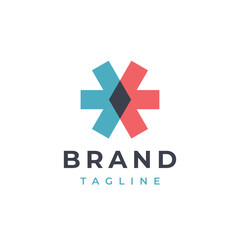 Abstract business arrows logo icon. Vector design template.
