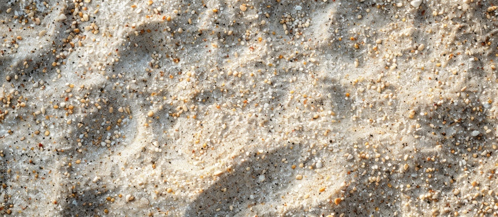 Poster Close-up texture of sand floor providing a background with copy space image.