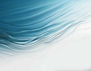 Fototapeta premium Blue and colorful waves on decorative background. Seamless composition with dynamic lines and colors. Quotes backdrop, presentation, sale banner.