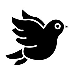 Bird glyph icon