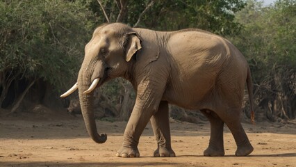 Obraz premium Majestic Elephant in Nature