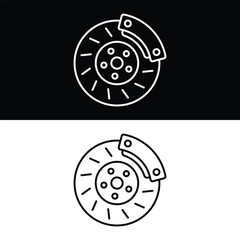 Brake Icon Vector Simple Design