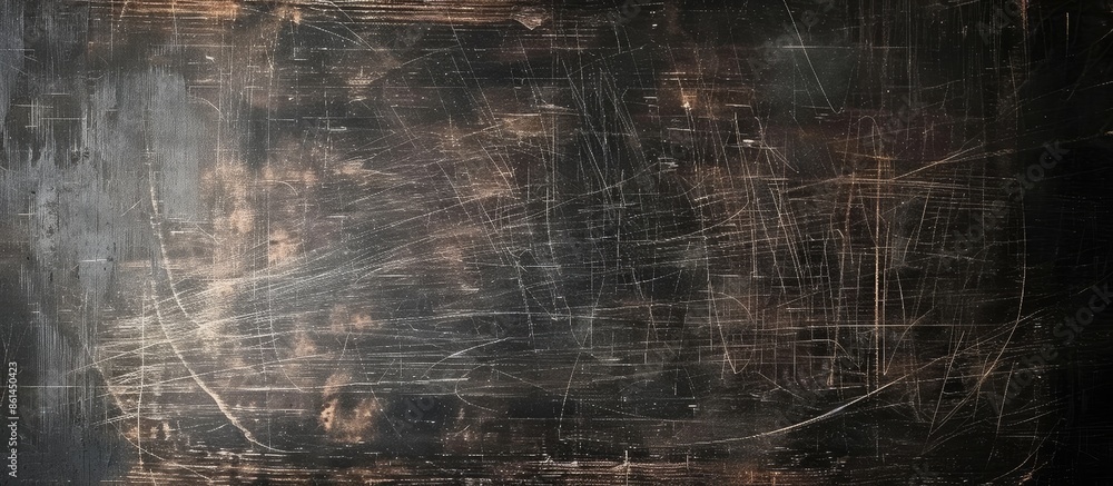 Poster Chalkboard's dark texture with a blank area for your copy space image.
