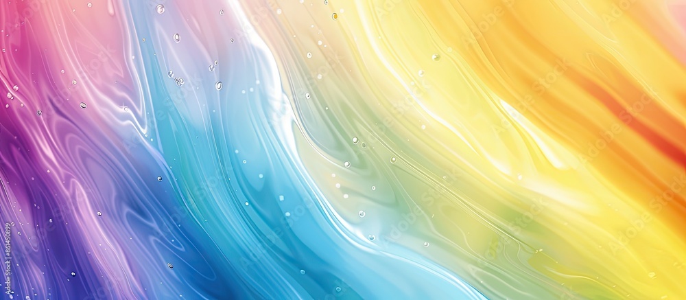 Poster colorful rainbow hues form a stunning texture abstract background with a soft focus effect, ideal fo