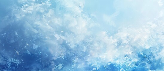 Fototapeta premium Blue and white pastel heaven with a blue sky background texture and copy space image available.