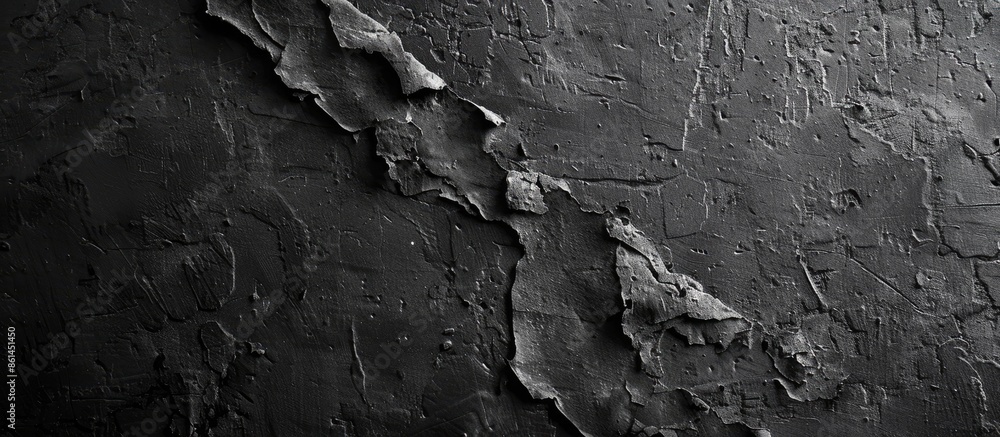 Poster black textured concrete grunge background with a gritty elegance is seen on the copy space image.