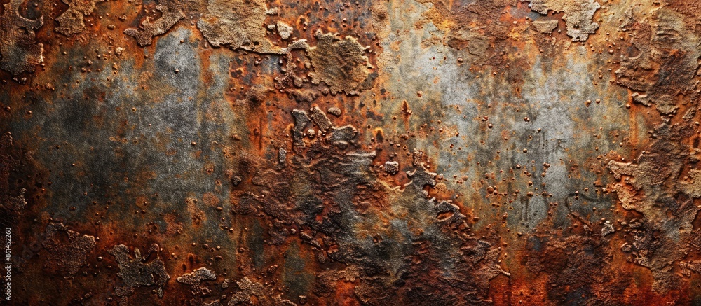 Aufkleber rusty metal background suitable for textures or copy space images.