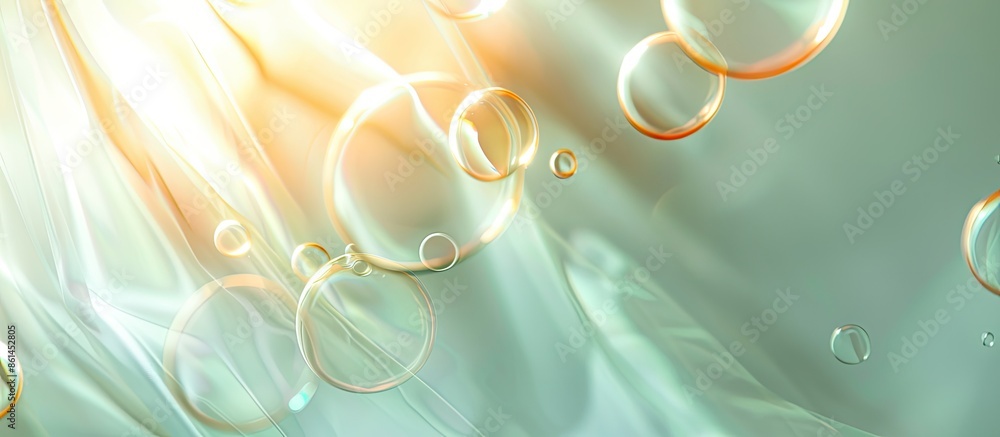 Poster gentle lighting creates an abstract backdrop with a copy space image available.