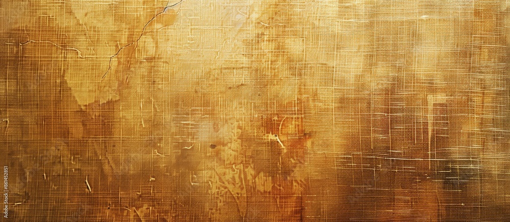 Aufkleber Textured surface of canvas in a copy space image.