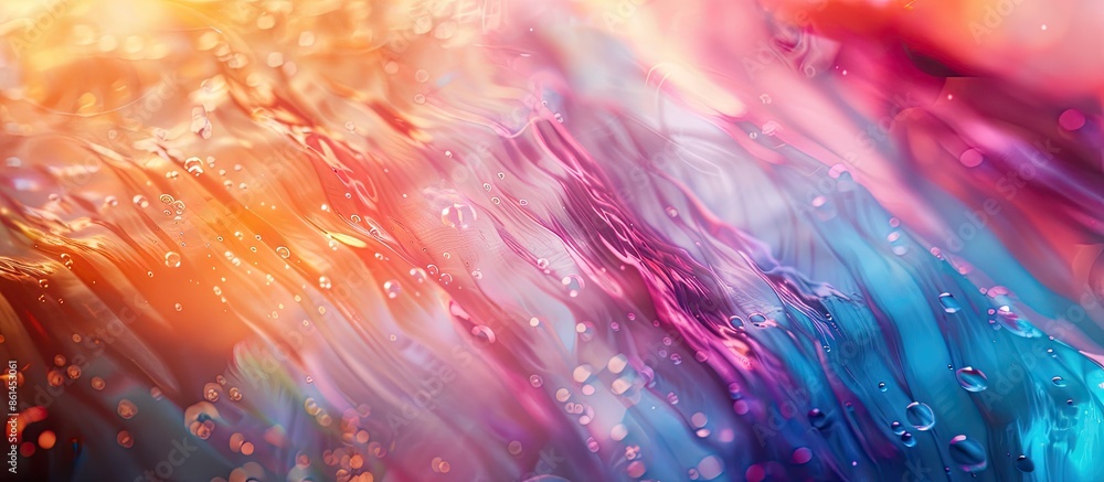 Aufkleber A stunning abstract backdrop with blurry elements, perfect for copy space image.
